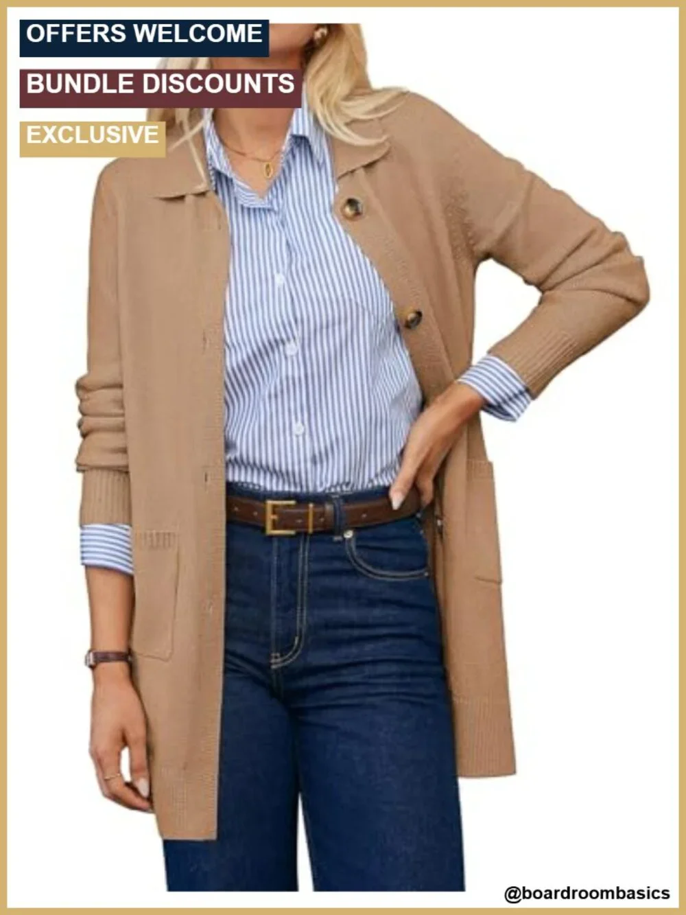 Women's Long Cardigan Sweater Lightweight Fall Layer Buttons